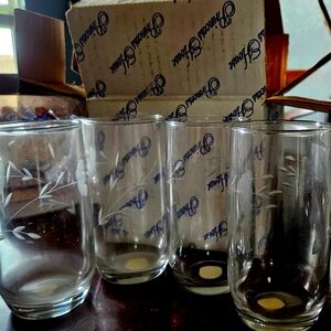 A set of 4 glasses